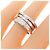 Bulgari Bvlgari B.zero1 3-Band Ring aus 18K Weißgold - Ansicht 3