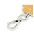 Fendi ITO 7AP105 B09 Portachiavi Argento Arancione - vista 5