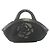 Borsa Chanel nera in pelle e tela Nero