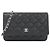 Catena per portafoglio Chanel Timeless Classic Line AP0250 Nero Bordò