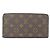 Louis Vuitton Monogram Zippy Wallet Braun