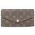 Cartera Sarah Monogram Louis Vuitton Castaño Fucsia