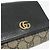 Gucci GG Marmont Klapperbrieftasche Schwarz Beige - Ansicht 5