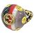 Anello Gucci 539112 con fascia dorata multicolore D'oro