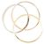 Anello Cartier Trinity in oro rosa bianco e giallo 18K - vista 3