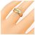 Anello Cartier Trinity in oro rosa bianco e giallo 18K - vista 5