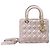 Borsa in pelle di pecora Dior Rosa