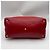 Borsa Tote Gucci Monogram Canvas Heart Charm Rosso Beige - vista 5