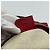 Borsa Tote Gucci Monogram Canvas Heart Charm Rosso Beige - vista 6