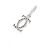 Collana con pendente Cartier 2C Charm D'oro - vista 2
