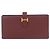 Hermès Bearn Soufflé Long Wallet Rot