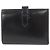 Hermès Cartera Compacta Hermes Bearn Monochrome Negro