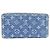 Cartera Zippy en denim Monogram Cherry Louis Vuitton Azul - vista 2