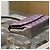 Borsa Chanel Classic Flap Medium in agnello metallizzato viola Porpora - vista 3