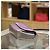 Borsa Chanel Classic Flap Medium in agnello metallizzato viola Porpora - vista 4