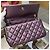 Borsa Chanel Classic Flap Medium in agnello metallizzato viola Porpora - vista 7