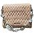Borsa a tracolla Miu Miu Matelassé con cristalli Beige