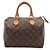 Borsa Louis Vuitton Monogram Speedy 25 Marrone - vista 2