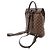 Zaino Louis Vuitton Damier Soho Marrone - vista 3