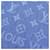 Sciarpa/Stola Louis Vuitton Monogram Essential Blu Blu navy - vista 4