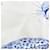 Hermès Sciarpa Hermes Danse L'Atelier de Robert Dallet Bianco Blu - vista 3