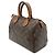 Borsa Louis Vuitton Monogram Speedy 25 Marrone - vista 3