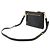 Borsa a tracolla in pelle Vitello Daino Prada Nero - vista 3