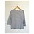 Camiseta marinera a rayas Chanel con logo CC Negro Blanco - vista 4