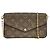 Louis Vuitton Pochette Felicie Monogram Large Marrone