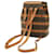 Céline Celine Macadam Pattern Backpack Beige Dark brown - view 3