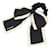 Chanel AA7530 Seiden-Scrunchie Schwarz Roh  - Ansicht 1