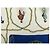 Hermès FASCIA VINTAGE HERMES CNEP LES BANQUIERS 1955 QUADRATO DI SETA 90 BLU - vista 13