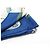 Hermès FASCIA VINTAGE HERMES CNEP LES BANQUIERS 1955 QUADRATO DI SETA 90 BLU - vista 17