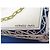 Hermès FASCIA VINTAGE HERMES CNEP LES BANQUIERS 1955 QUADRATO DI SETA 90 BLU - vista 6