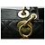 BORSA A SPALLA CHRISTIAN DIOR LADY LARGE IN PELLE CANNAGE NERA Nero - vista 18