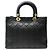 BORSA A SPALLA CHRISTIAN DIOR LADY LARGE IN PELLE CANNAGE NERA Nero - vista 2
