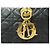 BORSA A SPALLA CHRISTIAN DIOR LADY LARGE IN PELLE CANNAGE NERA Nero - vista 8