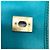 Timeless Bolsa de ombro acolchoada Chanel Large Chesterfield em couro de bezerro turquesa - vista 12