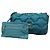 Timeless Bolsa de ombro acolchoada Chanel Large Chesterfield em couro de bezerro turquesa - vista 7