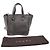 Gucci Small Bree Micro Guccissima Handtasche aus grauem Leder - Ansicht 5