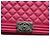 Borsa a tracolla Chanel Boy in pelle di vitello rosa - vista 13