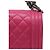Borsa a tracolla Chanel Boy in pelle di vitello rosa - vista 5