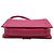 Borsa a tracolla Chanel Boy in pelle di vitello rosa - vista 7