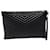 Yves Saint Laurent Pochette Saint Laurent Cassandre Matelassé en cuir de veau noir  - vue 4