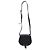 Chloé Marcie Small Crossbody Bag aus schwarzem genarbtem Kalbsleder