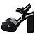 Décolleté slingback Prada in scamosciato nero - vista 4