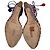 Espadrilles con zeppa Aquazzura con decorazioni Pom-Pom in camoscio blu - vista 8