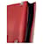 Yves Saint Laurent Petit sac à bandoulière Kate de Saint Laurent en cuir rouge à pompon  - vue 10