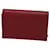 Yves Saint Laurent Petit sac à bandoulière Kate de Saint Laurent en cuir rouge à pompon  - vue 4