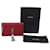 Yves Saint Laurent Petit sac à bandoulière Kate de Saint Laurent en cuir rouge à pompon  - vue 5